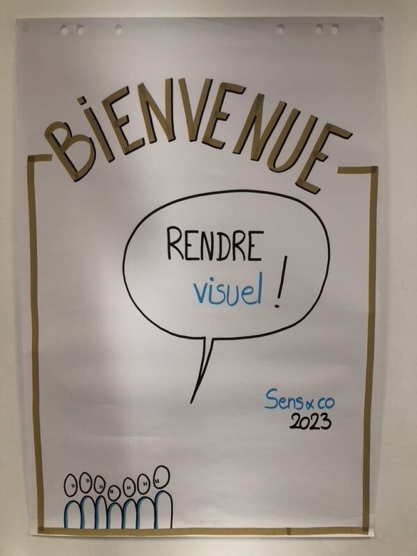 Poster de bienvenue Formation Facilitation graphique